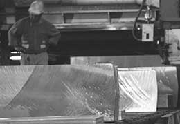 Alcoa Trasformazioni, Portovesme: linea taglio placche di alluminio