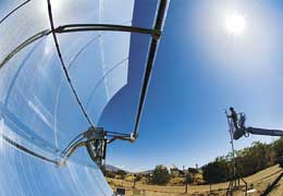 Albuquerque (California): impianto solare a specchi parabolici realizzato da Sandia National Laboratories