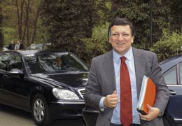Il presidente della Commissione europea, Barroso