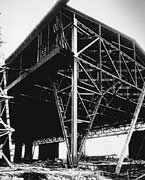 Aeroporto di Elmas, anno 1929: costruzione dell'hangar Savigliano 100, ancora oggi, in piena efficienza 
