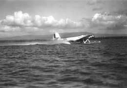 Idroscalo di Elmas, 1937: il CANT Z 506 I-LAMA decolla per il volo transatlantico verso il Brasile